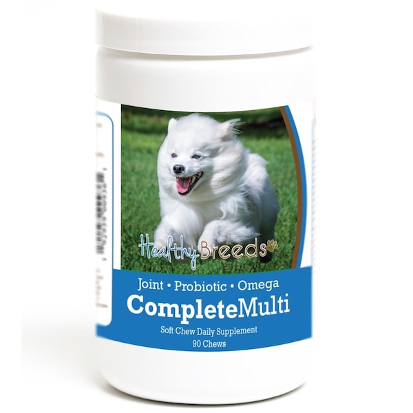 Healthy Breeds American Eskimo Dog all in one Multivitamin Soft Chew, 90PK 192959009361 - main